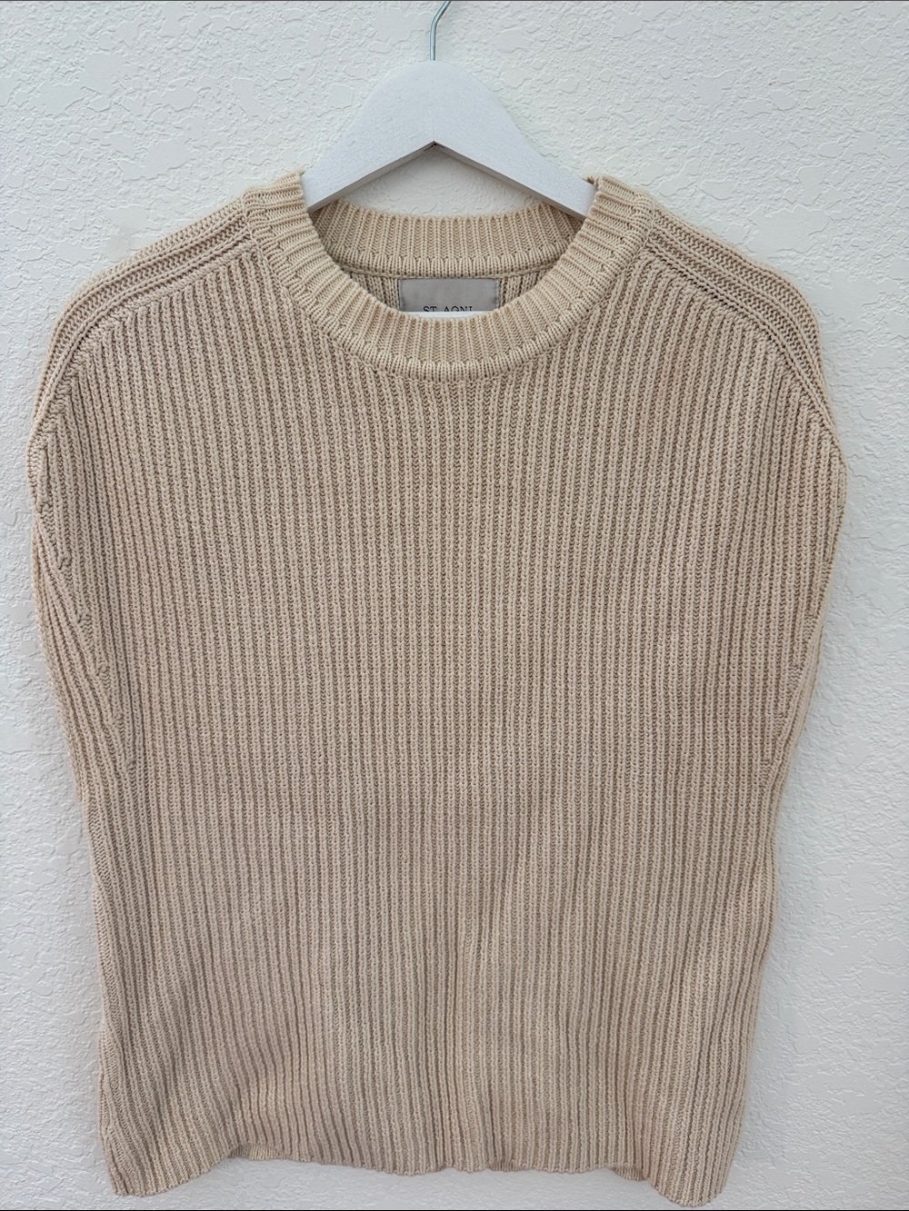 St. Agni Sleeveless Ribbed Sweater
